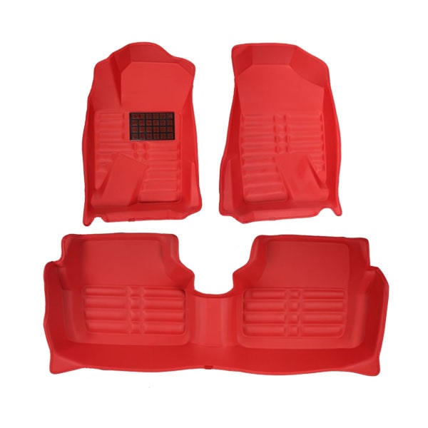 کفپوش پنج بعدی سمند سورن قرمز | برند AM