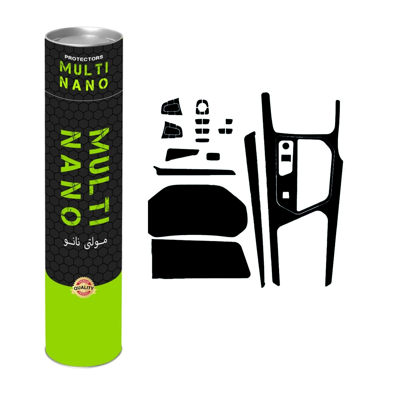 برچسب محافظ کنسول (گلس کنسول) خودرو مولتی نانو مناسب ام وی ام X33 کراس MT